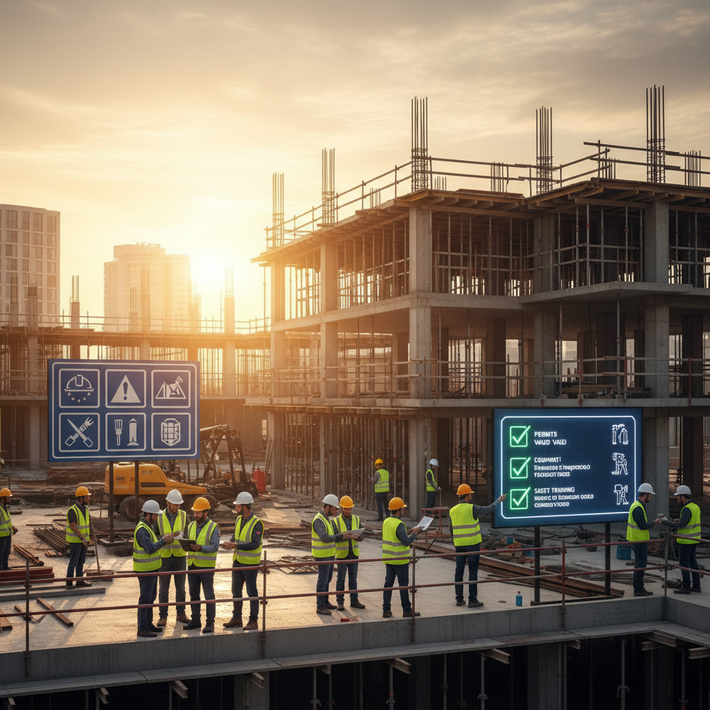 Chantier européen : sécurité, conformité légale et collaboration.